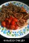 kalmary faszerowane w sosie pomidorowym